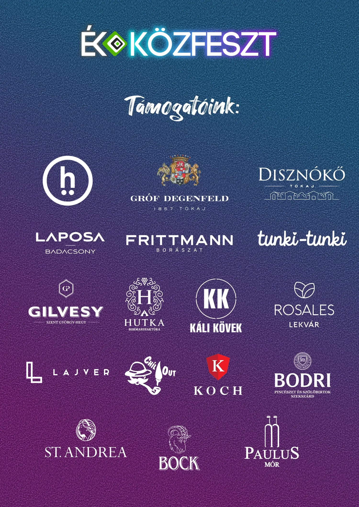 2022-es ÉK Közfeszt támogatói