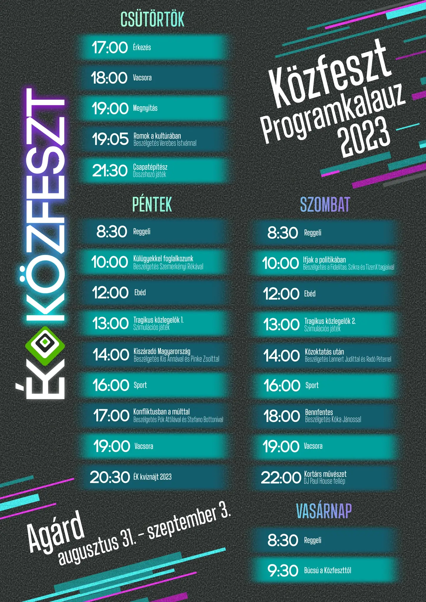 2023-es ÉK Közfeszt program